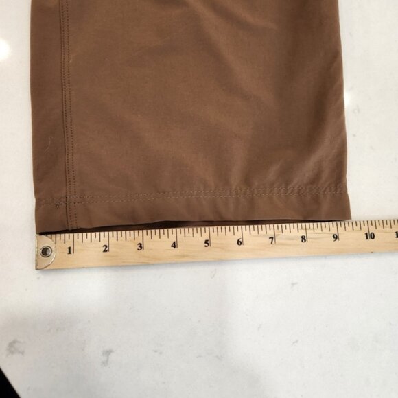 LL Bean Cresta Hiking Pants Brown Water Resistant Outdoor Nylon Mens 36x… - Picture 10 of 11